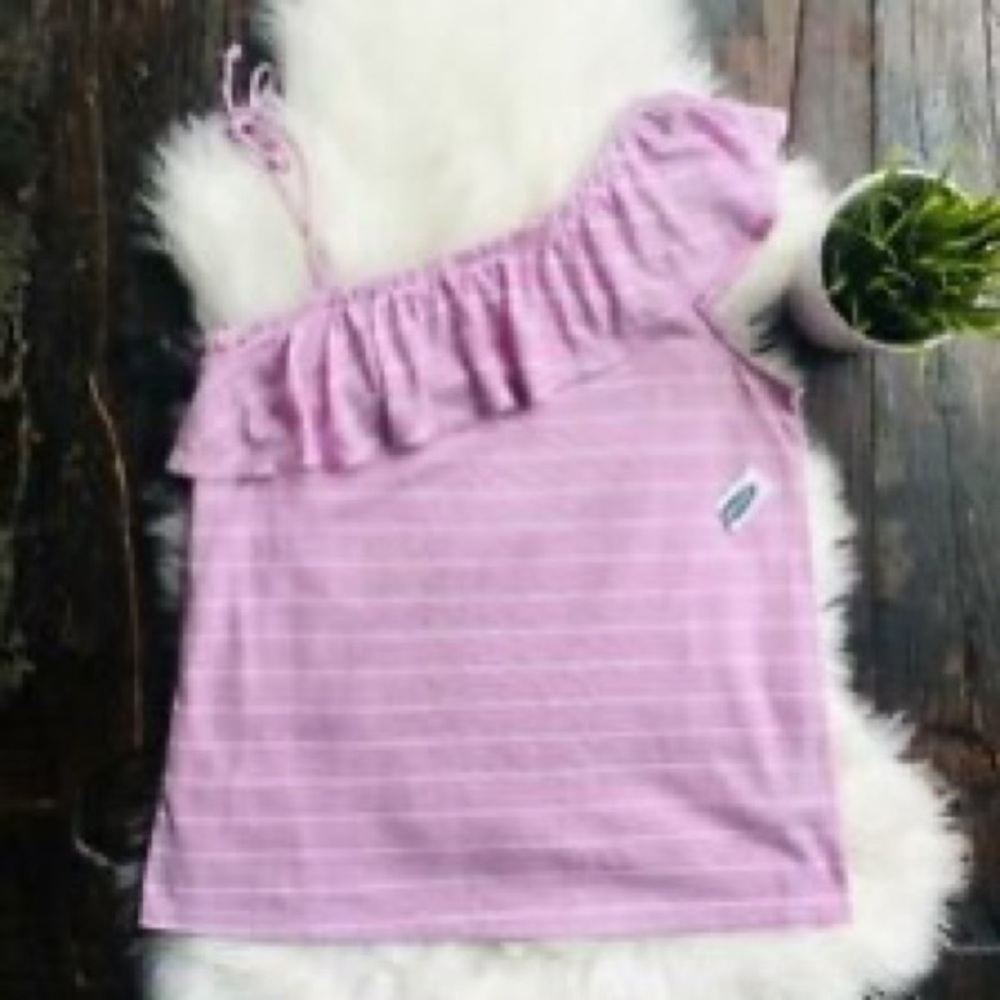 Ruffle One Shoulder Top